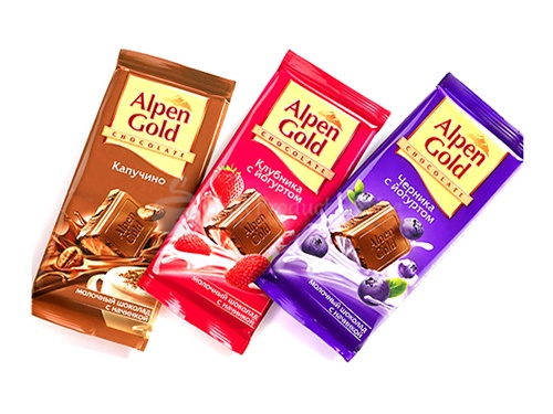 Chocolate bar "Alpen Gold" 85gr