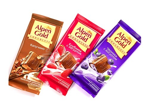 Chocolate bar "Alpen Gold" 85gr0