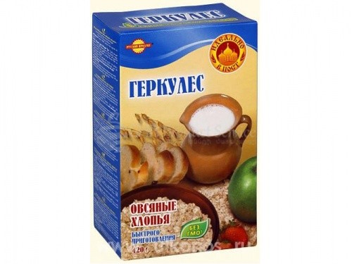 Վարսակի Փաթիլներ "Геркулес" 400գր0